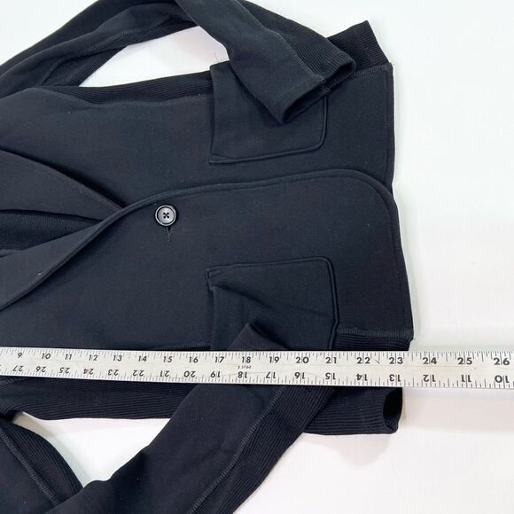 Standard James Perse Cardigan Jacket Blazer Womens 1 Small Cotton Collar Button - Picture 3 of 8